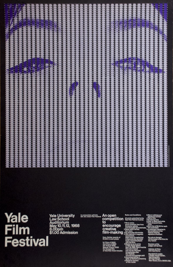 Yale Film Festival poster, 1968